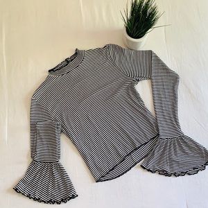 Forever 21 Striped Crop Top